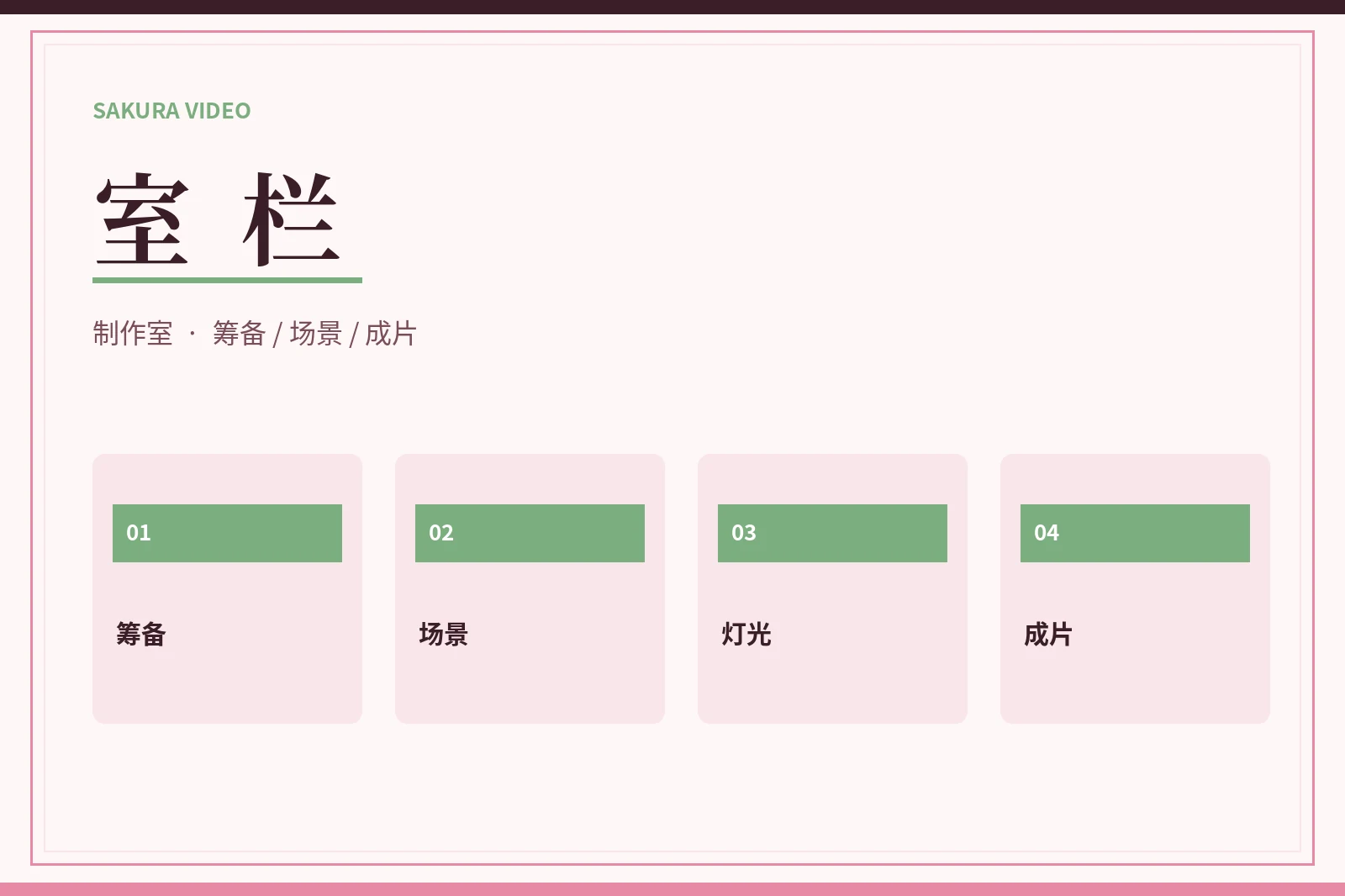 从筹备到成片,看见影像如何被完成主题画面